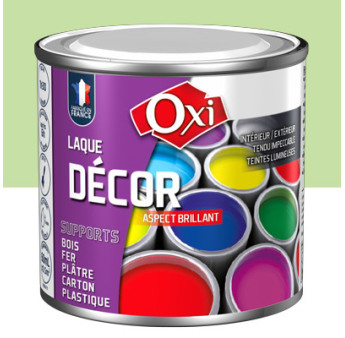 Laque décor OXI acrylique brillante vert anis 60ml