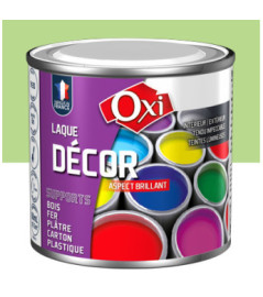 Laque décor OXI acrylique brillante vert pomme 60ml