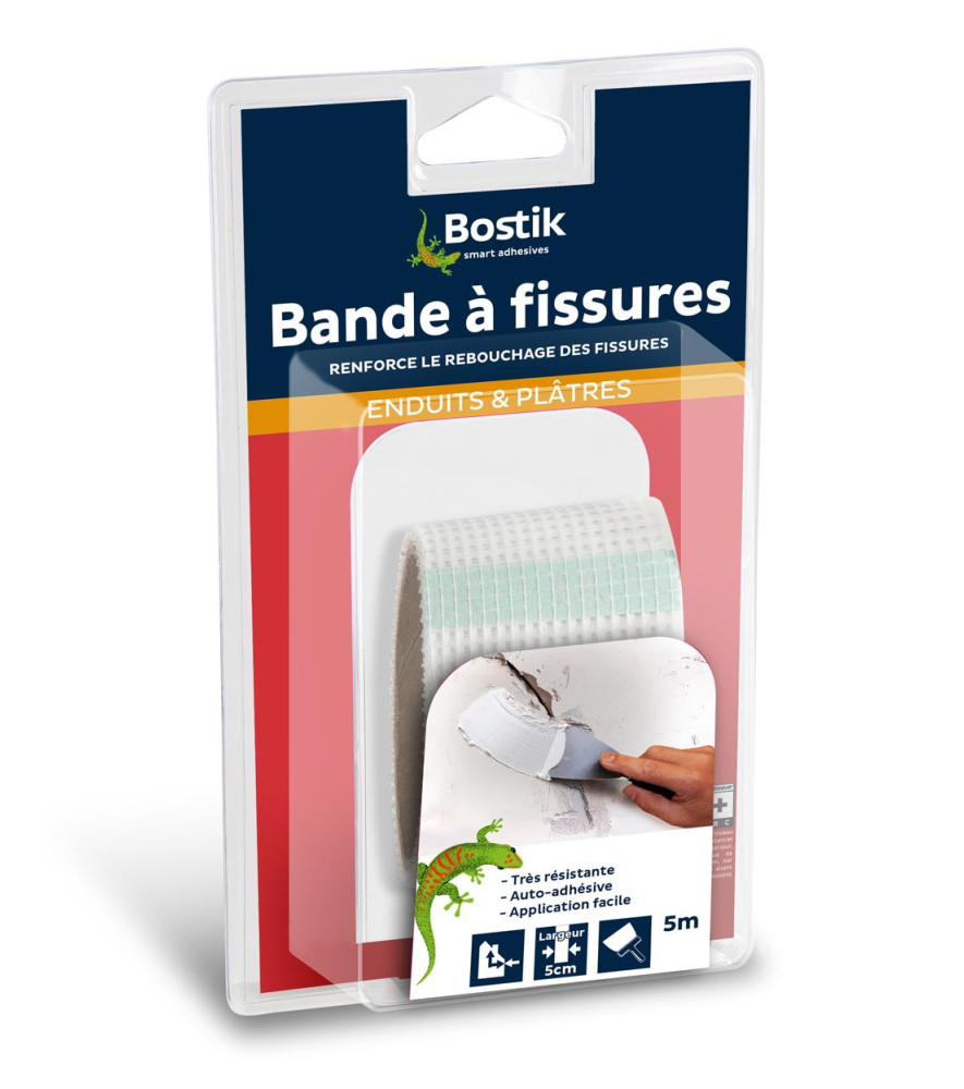 Bandes à fissures BOSTIK sachet de 5mx5cm