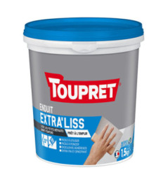 Enduit extra'liss pâte TOUPRET gamme les Essentiels 1,5kg