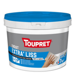 Enduit extra'liss pâte TOUPRET gamme les Essentiels 7kg