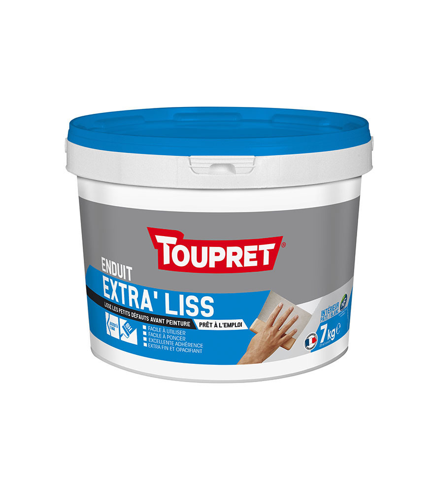 Enduit extra'liss pâte TOUPRET gamme les Essentiels 7kg