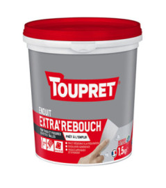 Enduit extra'rebouch pâte TOUPRET gamme les Essentiels 1,5kg