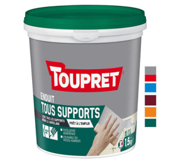 Enduit tous supports pâte TOUPRET gamme les Essentiels 1,5kg