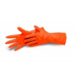 Gant latex orange SCHULLER M réf : 42601 pour ménage