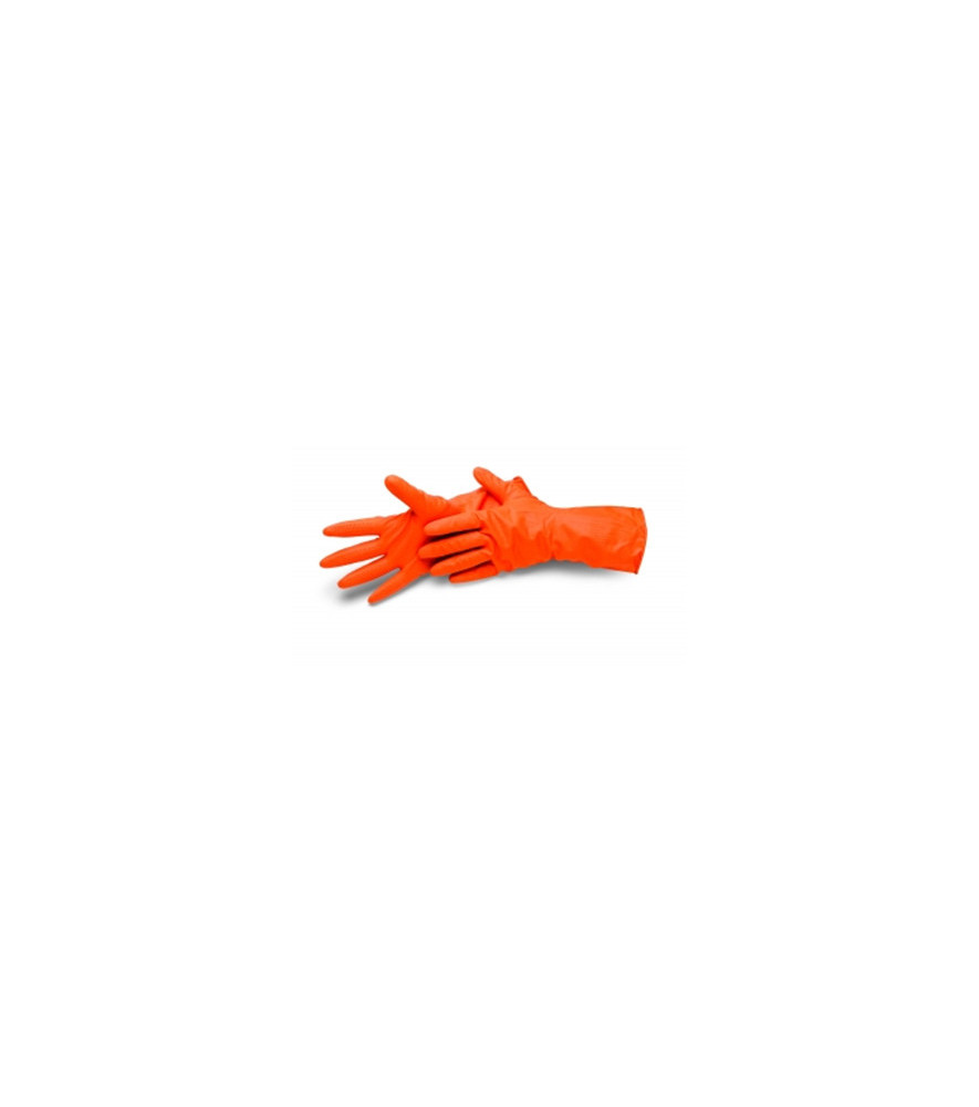 Gant latex orange SCHULLER M réf : 42601 pour ménage